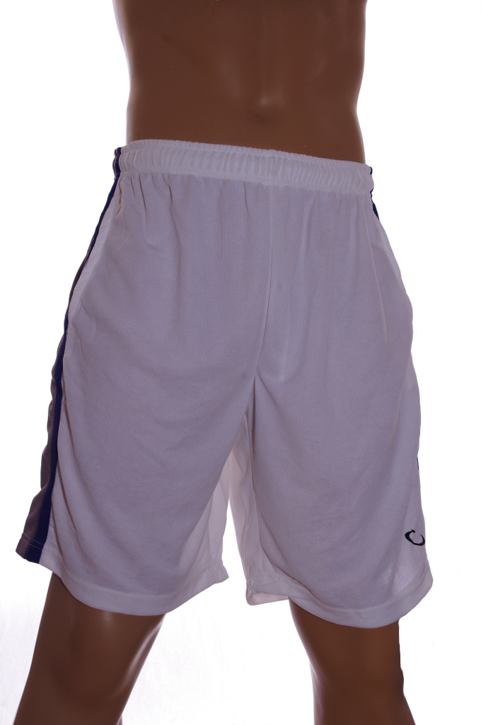 Mens White Athletic Gym Sports Basketball Shorts Sm Med Lg 2X 3X Big