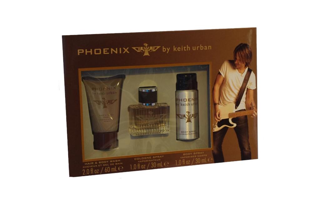 Keith Urban Phoenix Cologne Boxed Fathers Day Gift Set Spray Hair Body Wash New