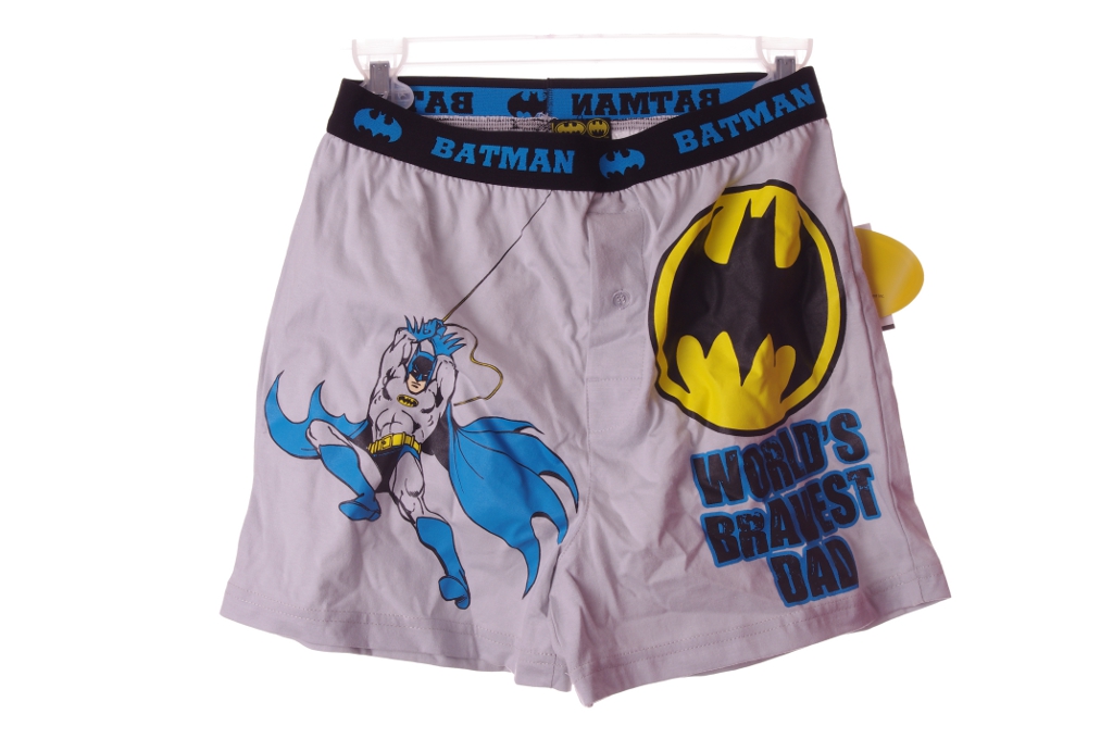 Mens Spiderman Batman Justice League Super Hero Dad Boxer Short Underwear SM New